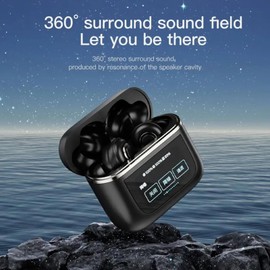 V8 Portable Translator Headphones Supports Calls, Music, 144 Languages Online Translation, 3 Translation Modes, Bluetooth 5.4, DIY Charging Box