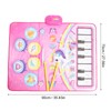 Baby Piano Mat Bright Color Pattern Educational Piano and Drum
