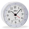 Radio Alarm Clock without Ticking with Light Snooze Crescendo Alarm