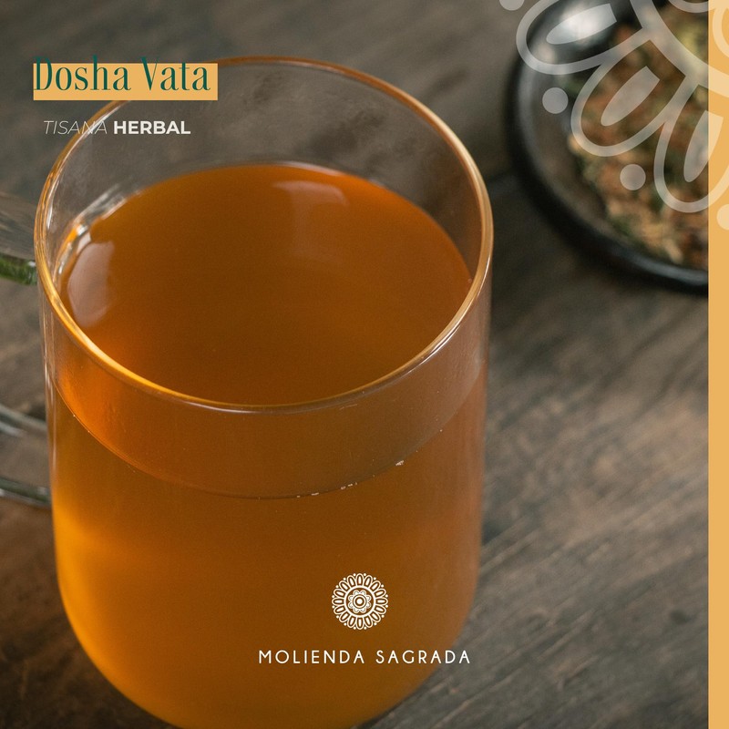 Molienda Sagrada Tisana Dosha Vatta/Infusión Herbal / 15 sachets biodegradables