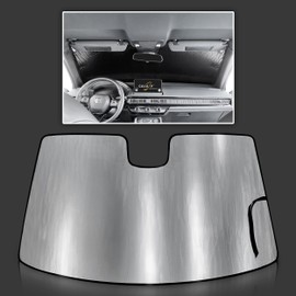 GalaxyAutoShield Custom Fit Windshield Sun Shade for 2022 2023 2024 Honda Civic Sedan Hatchback, Insulated Sunshade Privacy Accessories Blockout UV Reflector Protection - Made in USA