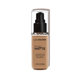 L.A. COLORS Truly Matte, Maquillaje líquido, Color Sand, Tono CLM356, 40 ml