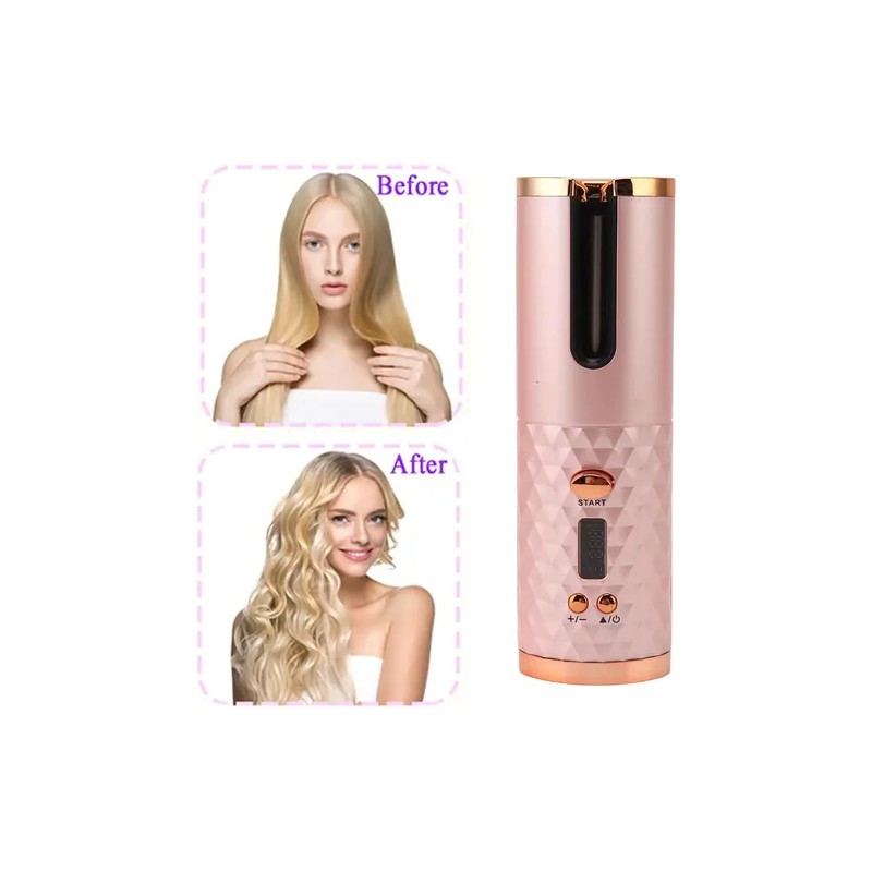 Rizador Automatico De Cabello Inalámbrico Varita Rizadora