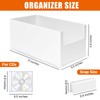 CD Storage Box, Stackable Plastic CD Organizer, Hold Up to