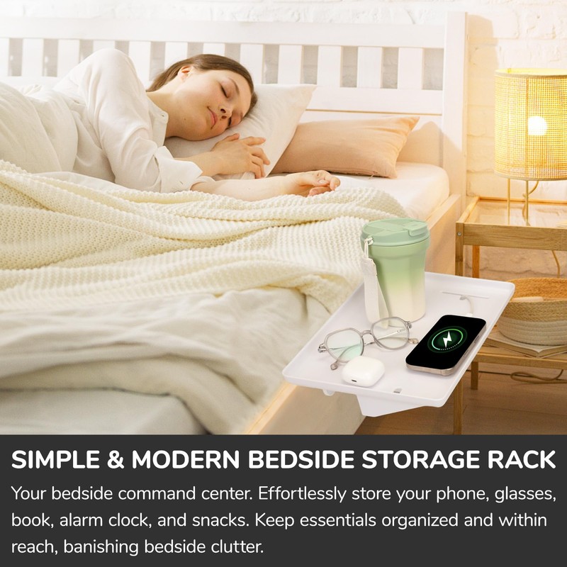 Bedside Shelf for Bunk Beds & Top Bunk, Clip On