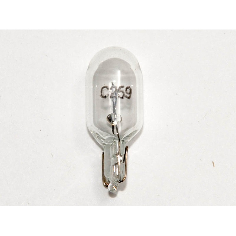 CEC Industries #259 Bulbs, 6.3 V, 1.575 W, W2.1x9.5d Base,