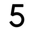 Magnetic Numbers - 6 inch Tall,For garage, House, Office, Apartment,