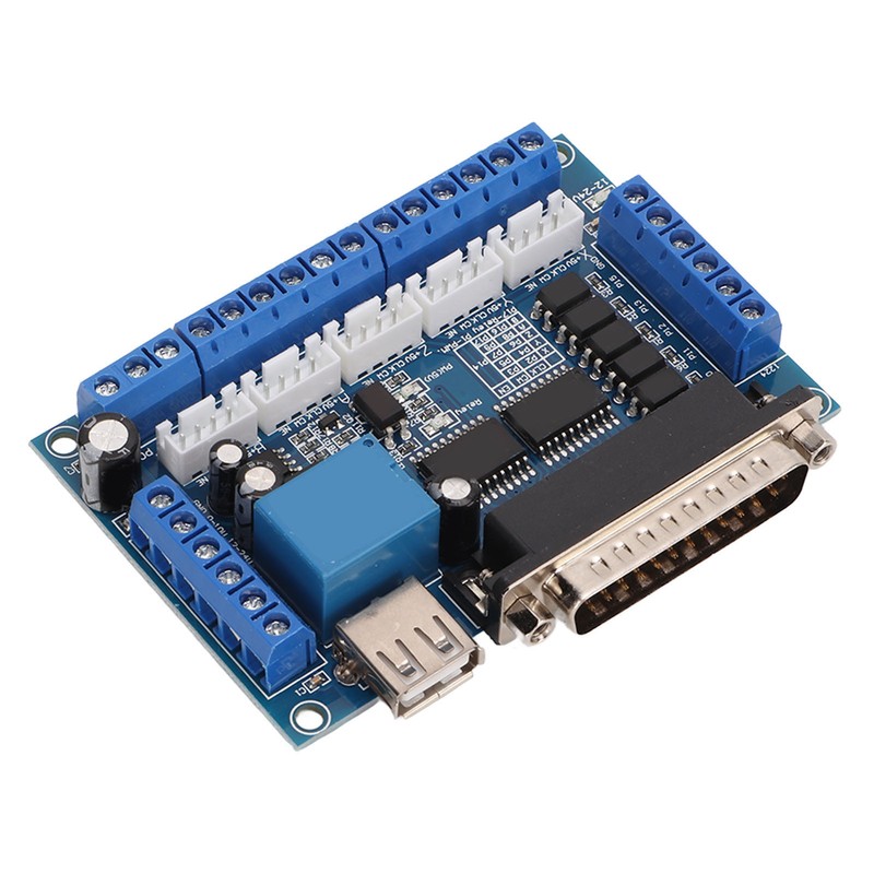 5 Axes Stepper Motor Driver Interface Board with Optocoupler Isolation