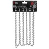 Christmas Tree Decoration 2.7 Metre Bead Garland - Silver 5295