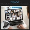 Angetube Streaming Webcam 1080P with Ring Light, HD USB Web