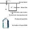 GAGALIFE Sink Soap Dispenser Extension Tube Kit, 47" Food-Grade Silicon