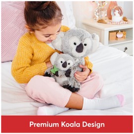 GUND Zozo The Koala Bear with Joey Plush, Stuffed Animal for Ages 1 and Up, Gray/White, 10”