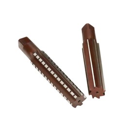 FEILUDE Taper Reamer MT0-MT5,9Crsi Precision Reamer and Coarse Reamer, Used for Manual Tools for Milling Precision Machining Tools(2pcs MT5)