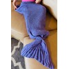 Purple Baby and Toddler Mermaid Tail Blanket Girls Mermaid Baby