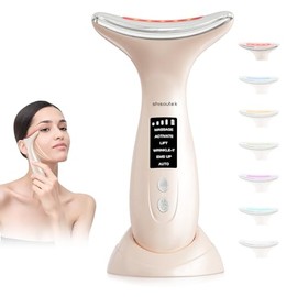 Gesicht Massageger√§t Gesichtsmassageger√§t Face Ger√§t: 6 Modi EMS Anti Gegen Falten Massage Gesichtsger√§t 7 Light Sch√∂nheit - 45‚ÑÉ Beauty Hautstraffung Lifting Lichttherapie Massager F√ºr Damen Herren