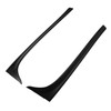 X AUTOHAUX 2pcs Black Rear Window Side Spoiler Wing for