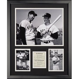 Legends Never Die Ted Williams & Carl Yastrzemski Framed Photo Collage, 16" x 20"