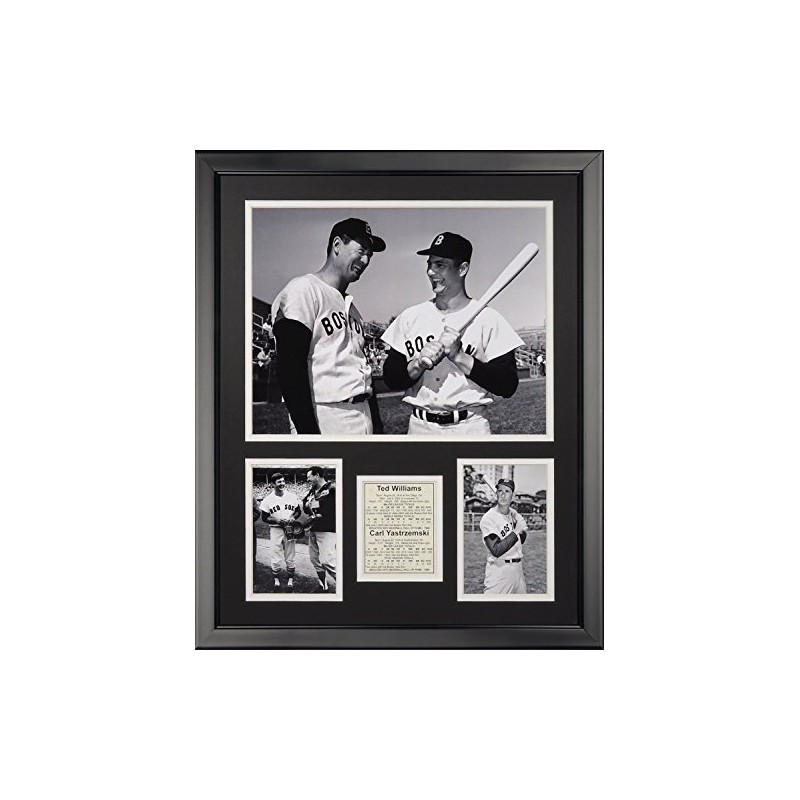 Legends Never Die Ted Williams & Carl Yastrzemski Framed Photo