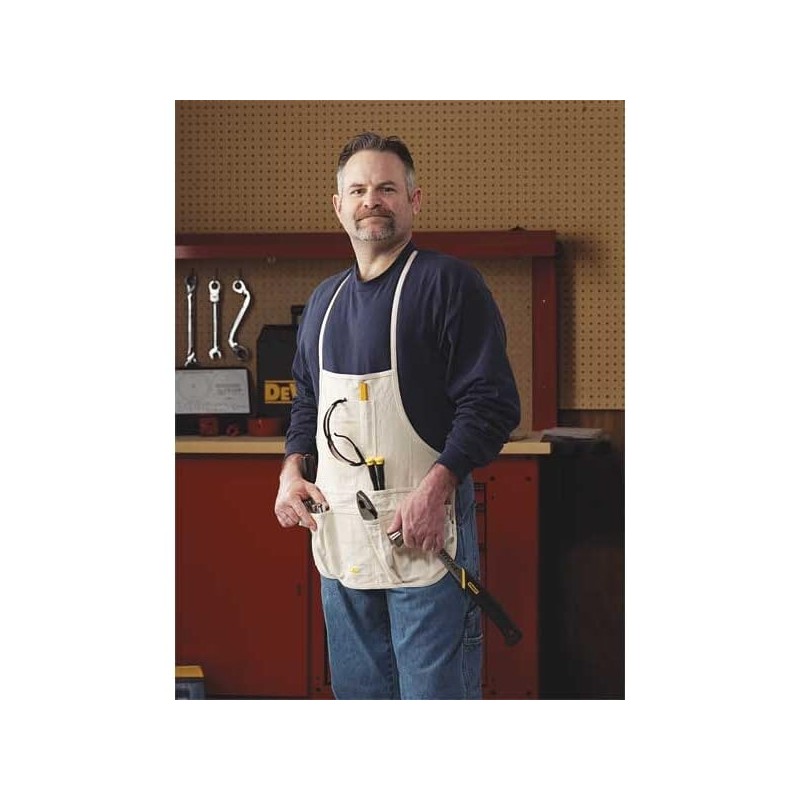 Custom Leathercraft Tool Holsters Waist tool aprons, White, Small US