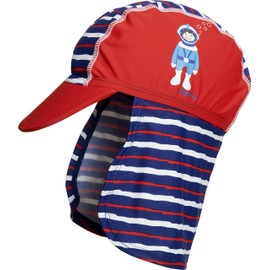 Playshoes Boy's Bademütze Taucher mit UV-Schutz Hat, Red (rot), Small (Manufacturer size: 49cm)