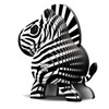 Eugy Zebra 3D Puzzle, 26 Piece Eco-Friendly Educational Learning Puzzles