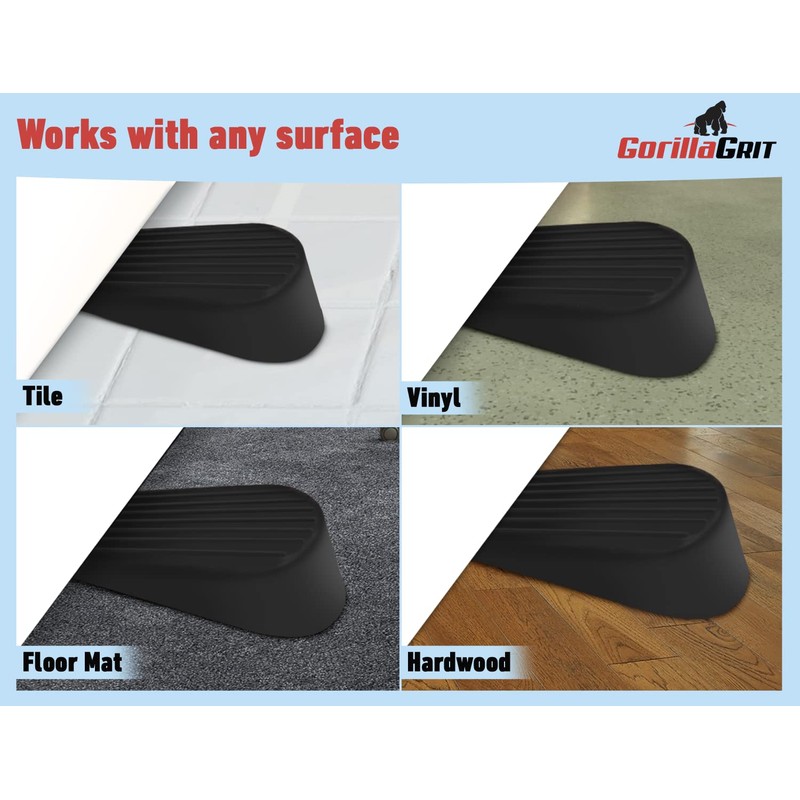 Extra Large Rubber Door Stoppers - Heavy Duty Door Stop