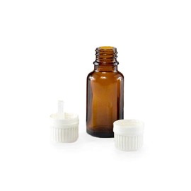 HOPEMOB 5 Piezas Frasco Botella Gotero Color Ámbar 30 Ml Envase Rellenable Botellas con Cuentagotas