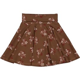 müsli Girls' Flora Skirt, Bark/Cabernet/Nightingale