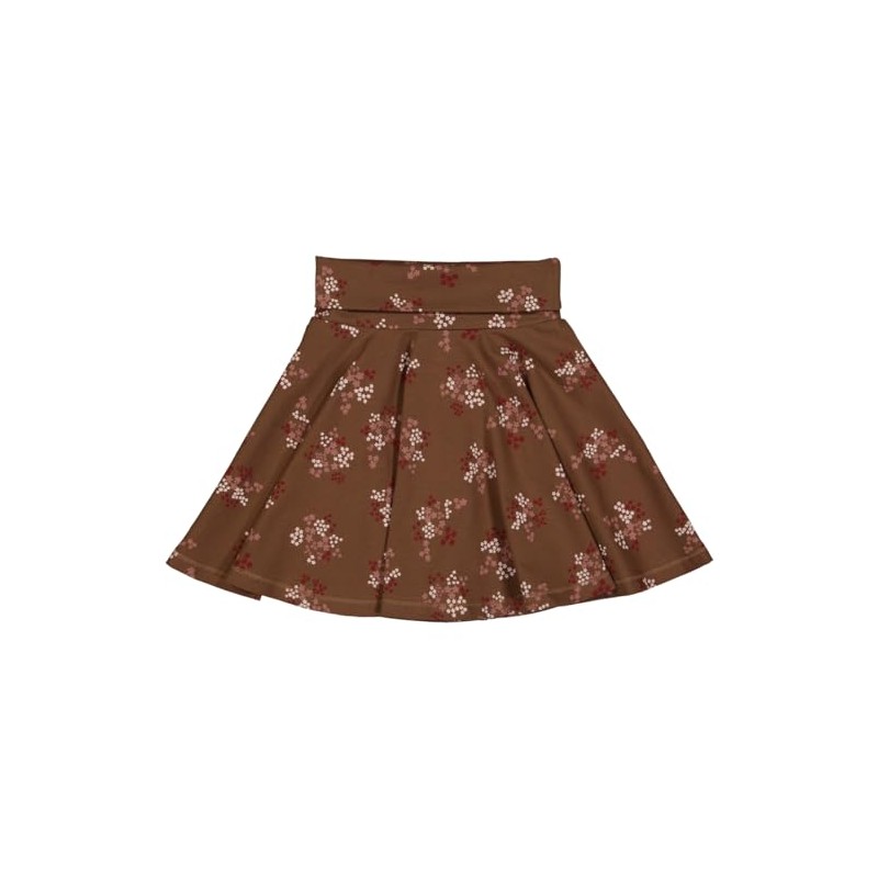 müsli Girls' Flora Skirt, Bark/Cabernet/Nightingale