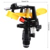 2PCS Garden Impulse Sprinkler Impact Sprinkler Head for Agriculture Watering