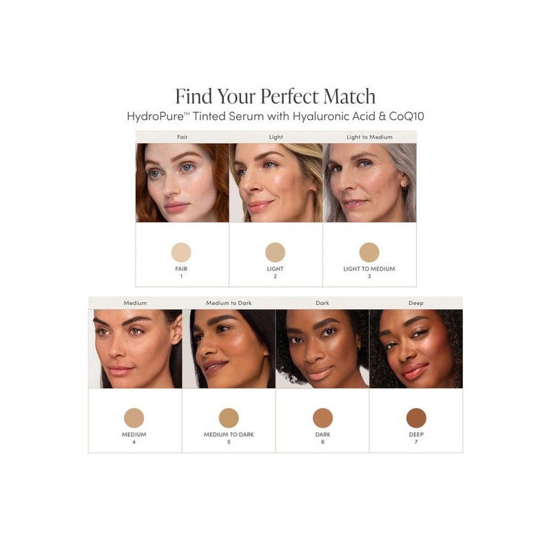 Jane Iredale HydroPure Tinted Serum 30ml, Dark 6