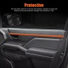 carmotion88 ABS Orange Car Interior Door Panel Strip For Toyota