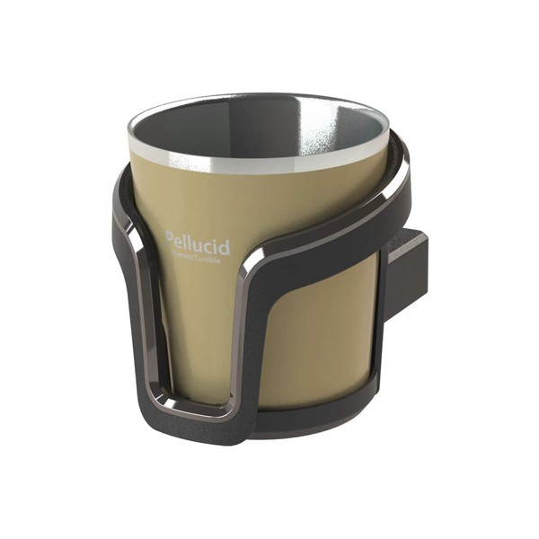 Perseed PDK2115 Interior Supplies, Drink Holder, Stainless Steel Thermo, Includes Tumbler, Coyote PDK2115, Pellucid