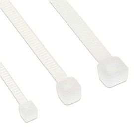 InLine® 59964F Pack of 100 Cable Ties, Length 150 mm, Width 2.5 mm, Natural