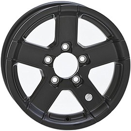 12 x 4 HiSpec Black Series07 Aluminum Trailer Wheel 5 on 4.50 Lug, 1,520 lb Load Capacity
