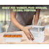 120 Pcs- Aluminum Foil Trays Containers with Paper Lids No.