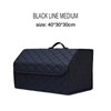 Foldable PU Leather Car Trunk Organizer with Lid, Large Capacity