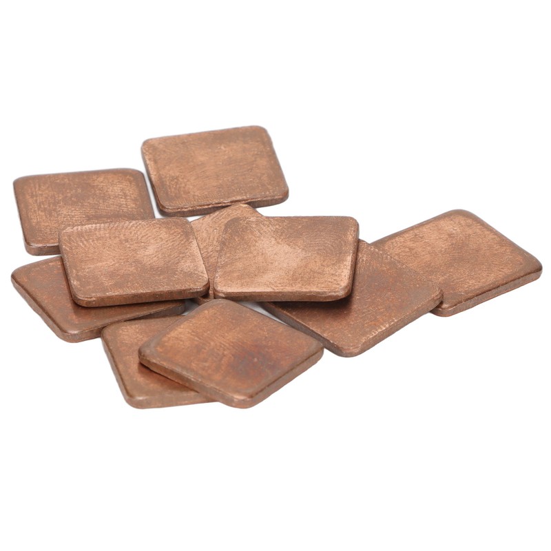 100pcs Heatsink 401w/mk Thermal Conductivity Burr Free Glossy Copper Material