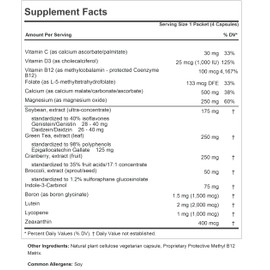 ANDREW LESSMAN Bone and Body Factors 60 Packets - Combined Benefits of Calcium-Magnesium Intensive Care, Women's Wellness and More, Supports Bone Health, Special Needs of Women, All Stages of Life