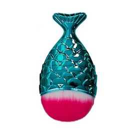 Danielle Creations Pink Tips Aqua Mermaid Foundation Brush – Cardboard Packaging