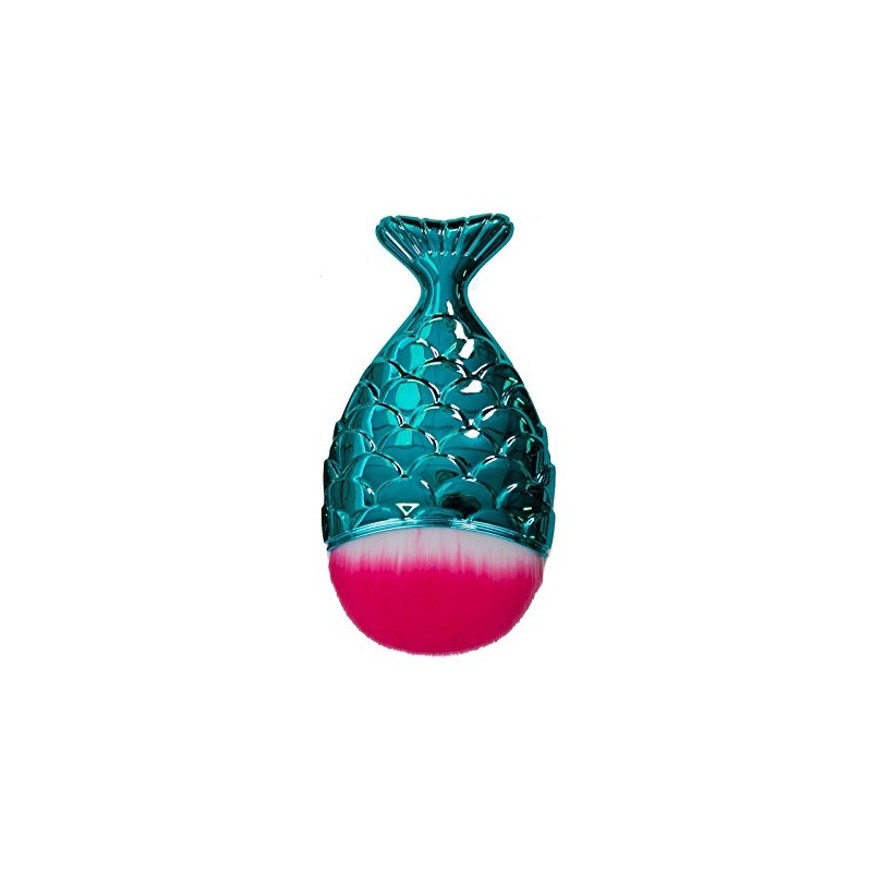 Danielle Creations Pink Tips Aqua Mermaid Foundation Brush – Cardboard Packaging