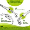 Mofun ABS Hydraulic Front Brake Line Kit 53.5" Extended Length