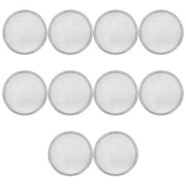 10 Pack Stainless Steel Sprouting Lids for 86mm Wide Mouth Mason Jars - Reusable Mesh Filter Strainer Screens for Beans, Alfalfa, Broccoli Sprouts - Easy Clean