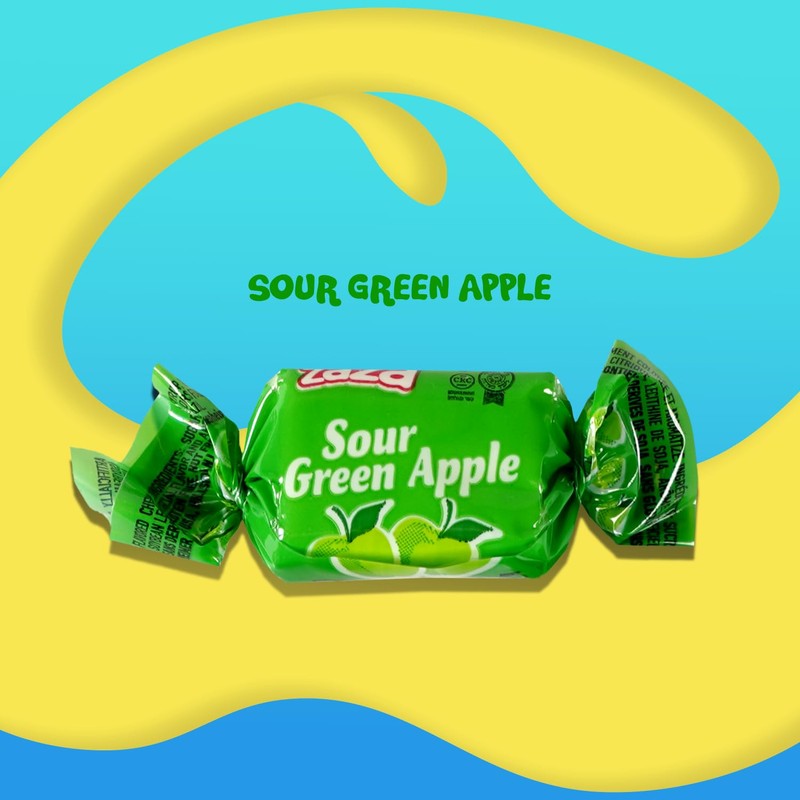 Sour Green Apple Chewy Candy Bulk Pack for Sweet Indulgence