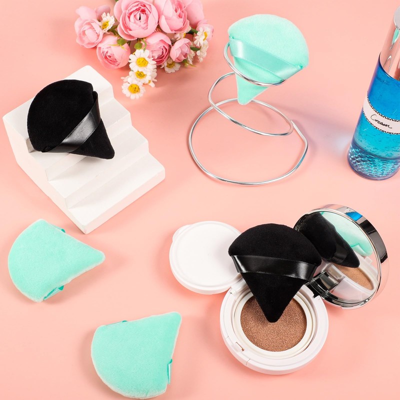 Pimoys 6 Pieces Powder Puff Face Soft Triangle for Loose