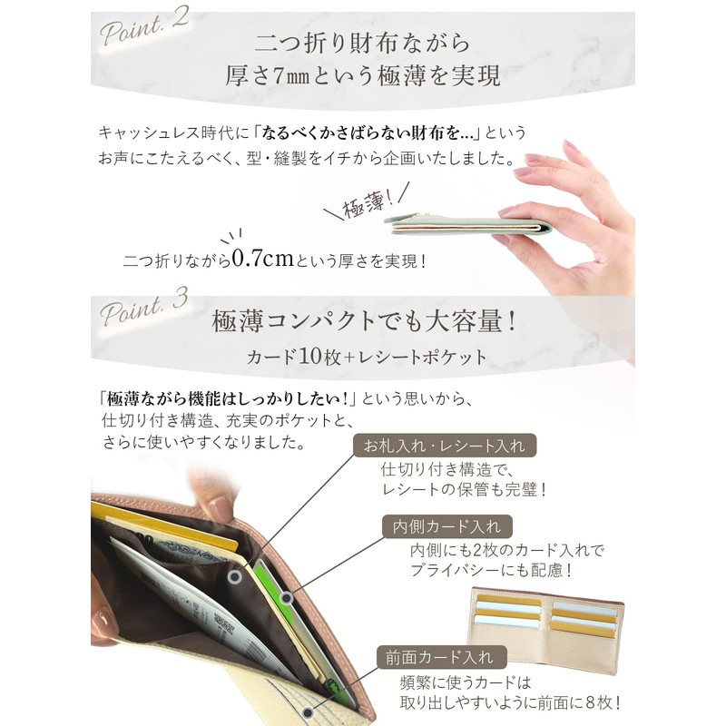 Encore Thin Mini Wallet, Ultra Thin 0.3 inch (7 mm)