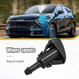 JUUDDENPARTS 2Pcs 98630-2K100 Windshield Washer Nozzles Wiper Front Windscreen Washer Jets, Replacement for Kia Sportage 2012-2017, Replaces 986302K100