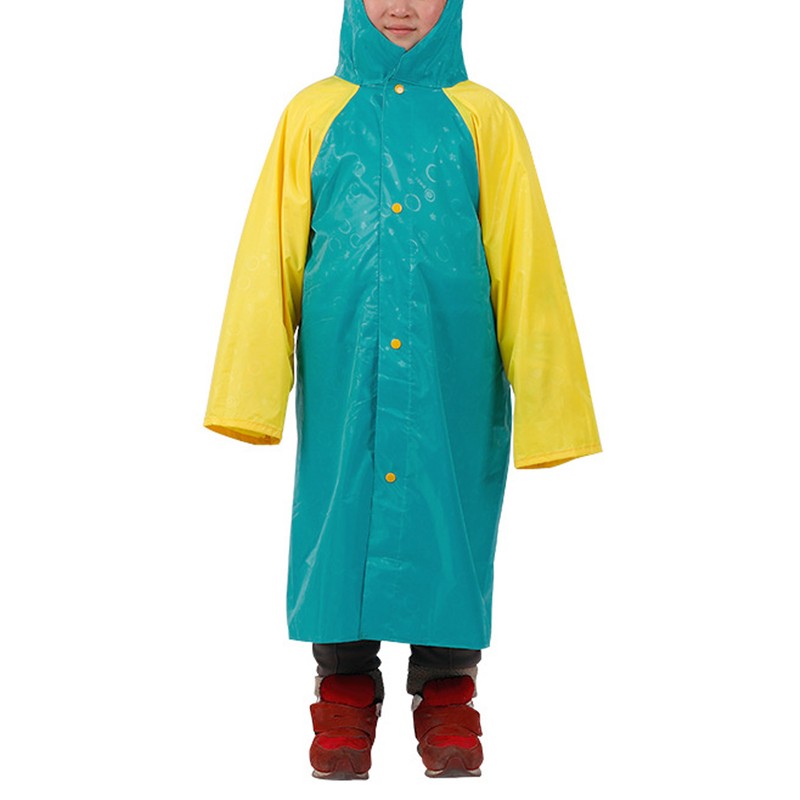 Kids Raincoat Toddler Windprood Rain Poncho Reusable Rain Jacket with