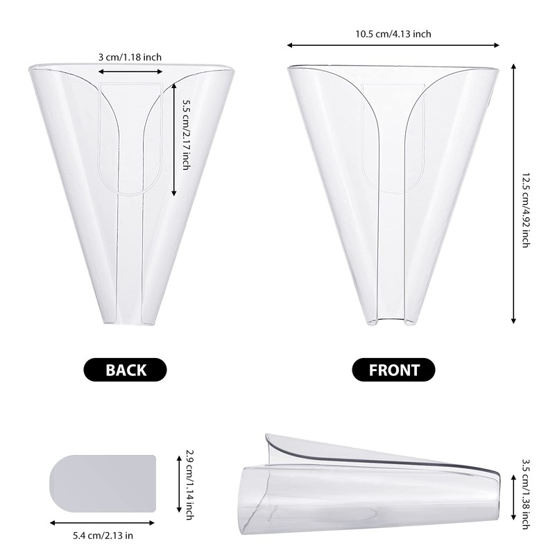 CHENGU 2 Pcs Plastic Soap Holder Drainage Wall Mounted Soap