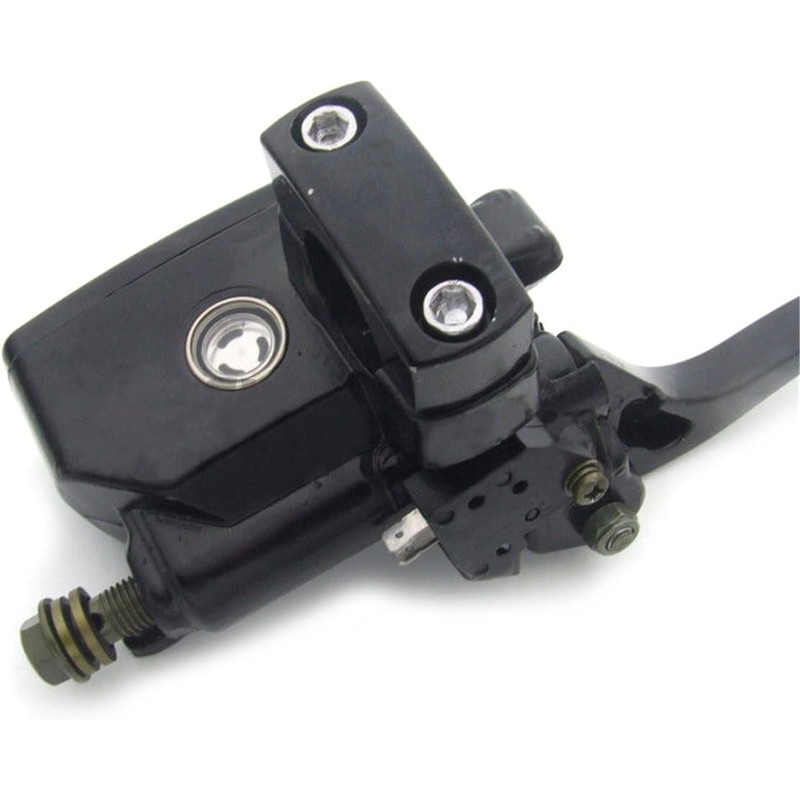 SEMOLTO Universal Motorcycle Black 1" 25mm Handlebar Hydraulic Brake &